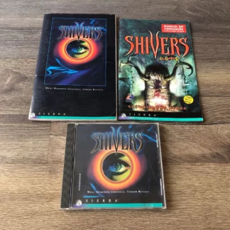 Vintage Shivers PC Game CD-ROM 1995 Sierra Para Colecionador