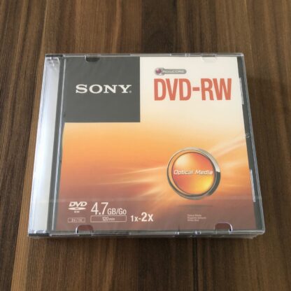 Mídia Disco Virgem DVD-RW Sony 2x Kit 5 Unidades Lacrados - Image 2